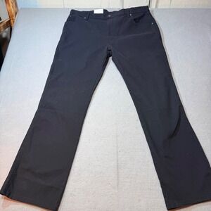 Dickies Men's Black Flex Regular Fit Straight Leg‎ Dungaree Jean Pants 38x32